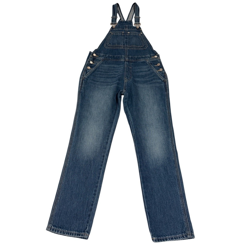 GAP Denim Women's Adjustable Slouchy Overalls Medium Indigo Blue size XS/TP NWT